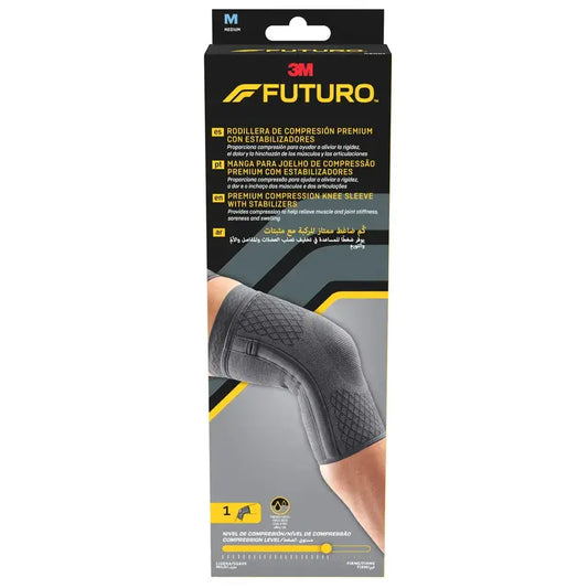 Futuro™ Premium-kompressiosääri, jossa on tukijalat, koko M (36,8–43,1 cm), 1 kpl