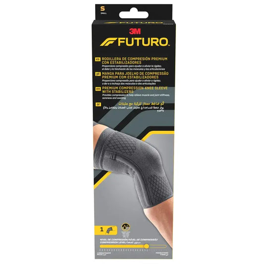 Futuro™ Premium-kompressiopolvisuoja, jossa on tukijalat, koko S (30,4–36,8 cm), 1 kpl