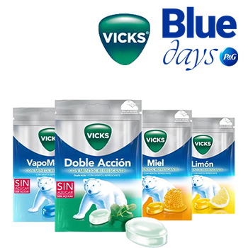 BLUE DAYS - VICKS 15% DTO. CARAMELOS (2 NOVIEMBRE 2026)