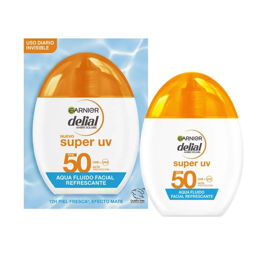 Garnier Delial Virkistävä kasvojen kosteusvoide SPF 50, näkymätön, 40 ml