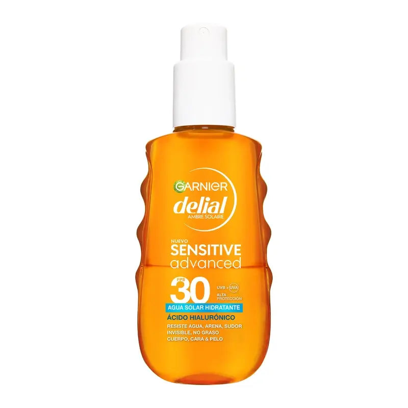 Garnier Delial Sensitive Advanced kosteuttava aurinkovoide SPF 30, 150 ml