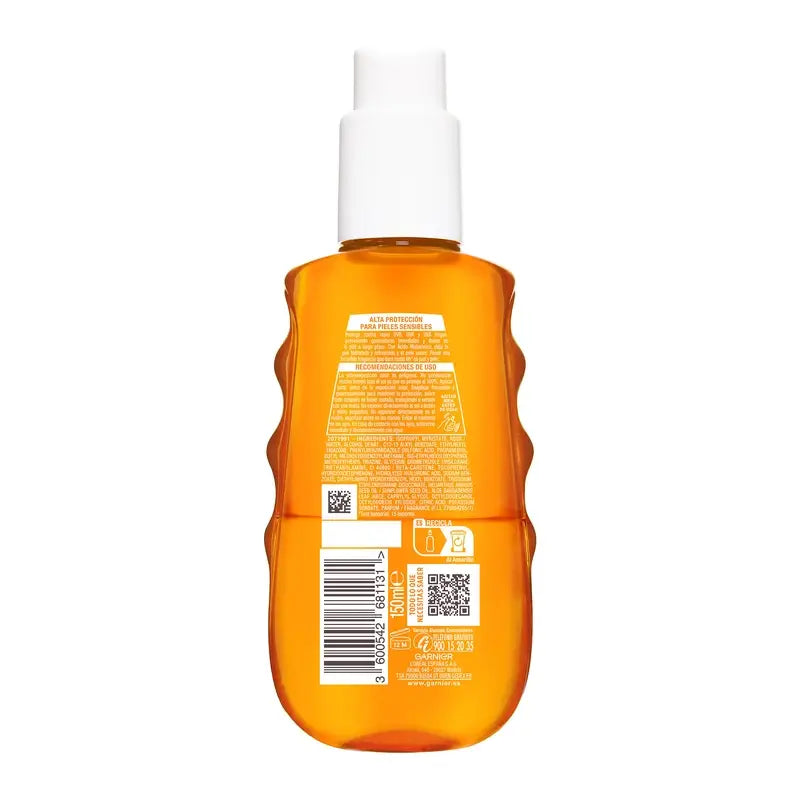 Garnier Delial Sensitive Advanced kosteuttava aurinkovoide SPF 30, 150 ml