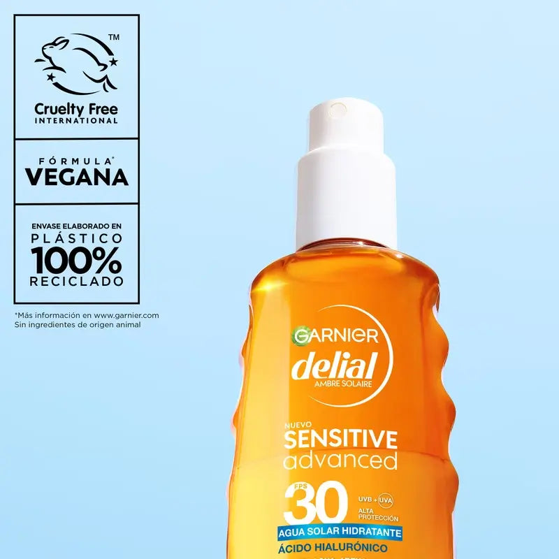 Garnier Delial Sensitive Advanced kosteuttava aurinkovoide SPF 30, 150 ml