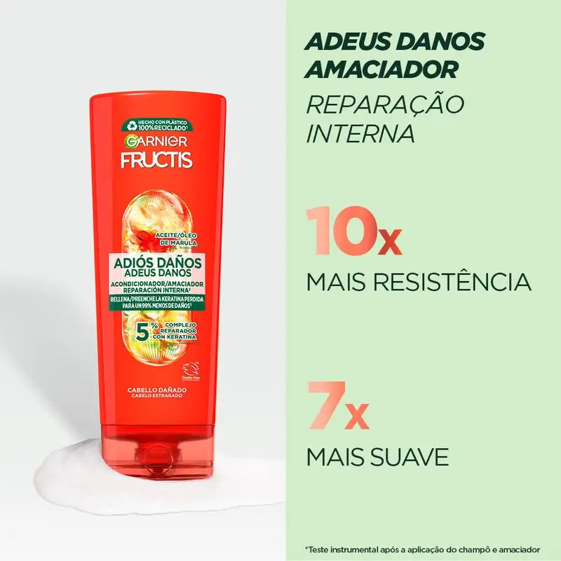 Garnier Fructis Adiós Daños -hoitoaine marulaöljyllä vaurioituneille hiuksille 250 ml