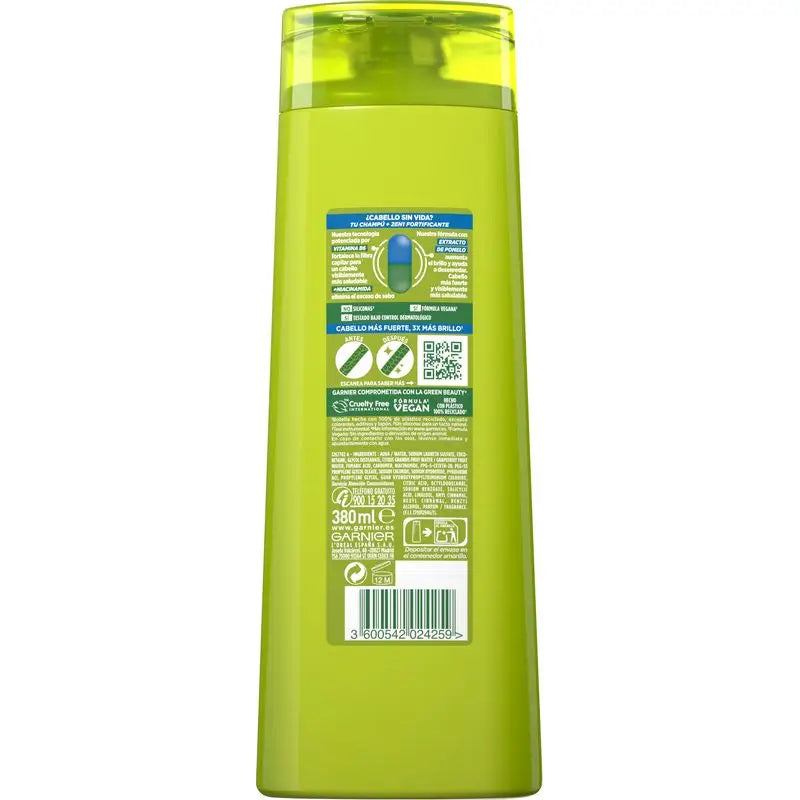 Garnier Fructis 2-in-1-shampoo, voimaa ja kiiltoa normaalille hiuksille – 380 ml