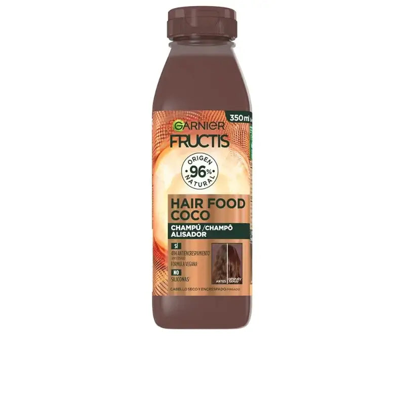 Garnier Fructis Hair Food Coco suoristava shampoo 350 ml kuivalle ja kiharaiselle hiukselle