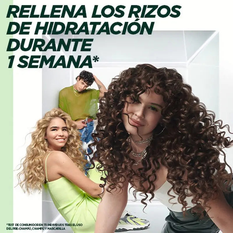 Garnier Fructis Método Rizos -seerumi nro 3: kosteutetut ja määritellyt kiharat 48 tunnin ajan, 150 ml