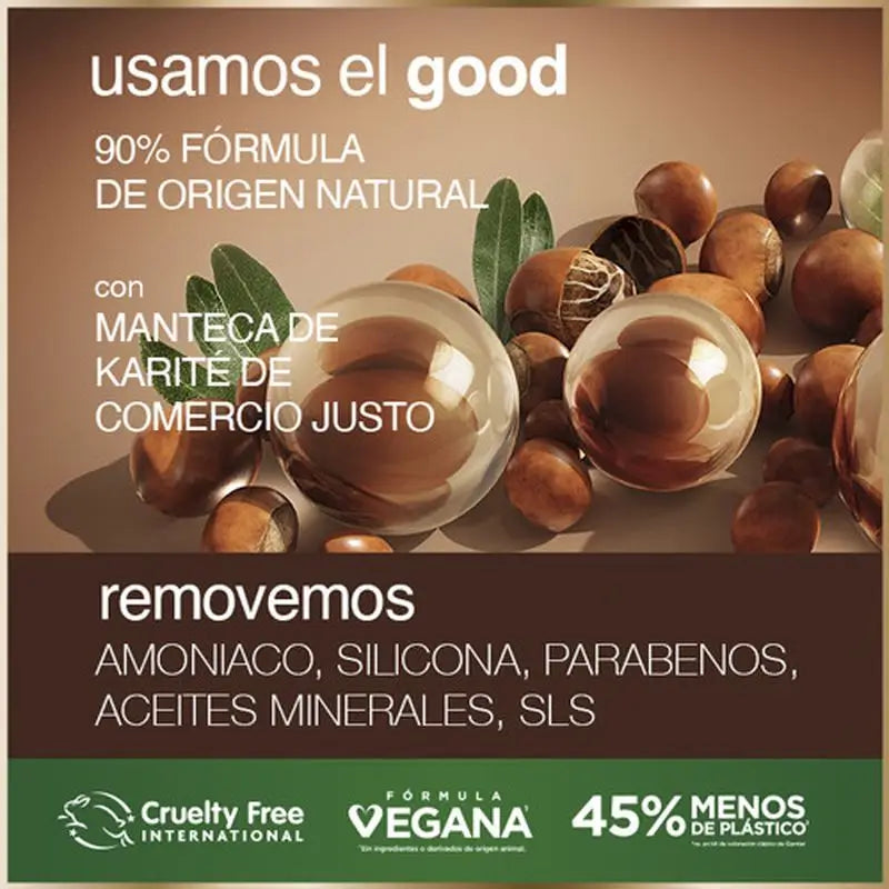 Garnier Good - pysyvä hiusväri ilman ammoniakkia, 90 % luonnollista alkuperää, sävy 3.12, mustikkaruskea.
