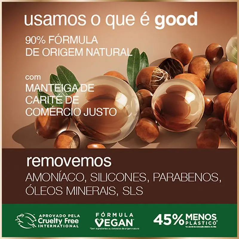 Garnier Good -pysyvä hiusväri, ammoniakiton, 90 % luonnollista alkuperää, sävy 6.0 mokkacino-ruskea.