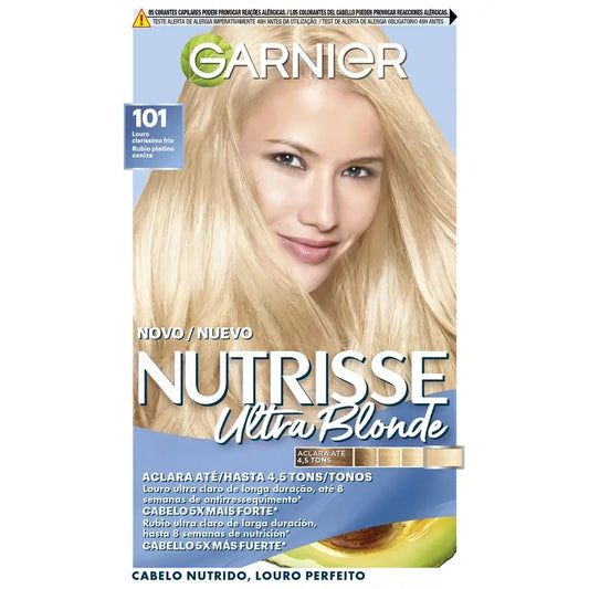Garnier Nutrisse vaalentava vaaleanplatina-harmaa nro 101, 160 ml