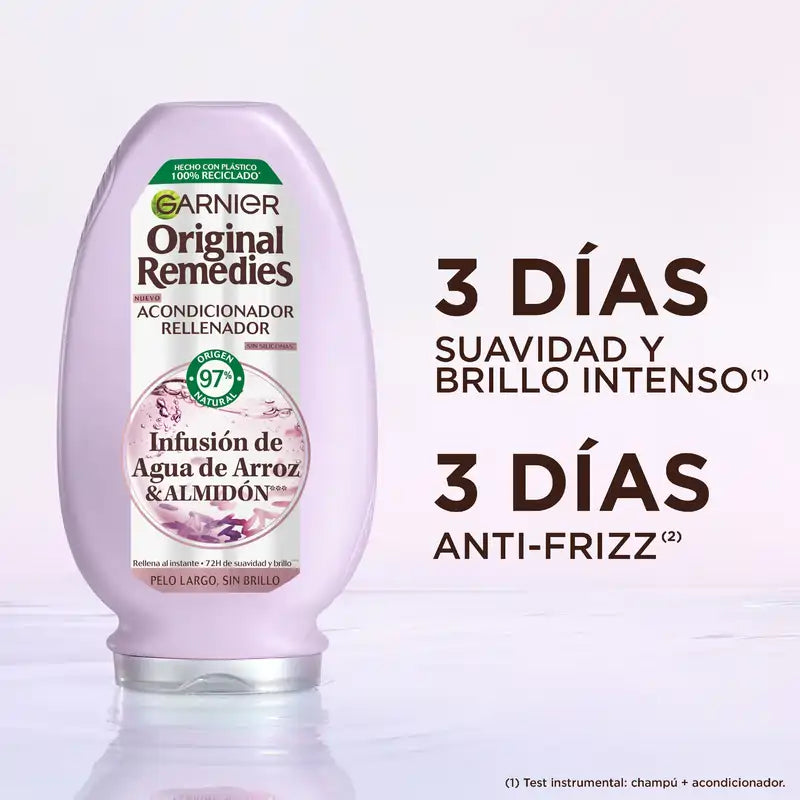 Garnier Original Remedies -hoitoaine, riisivesi ja tärkkelys, 250 ml