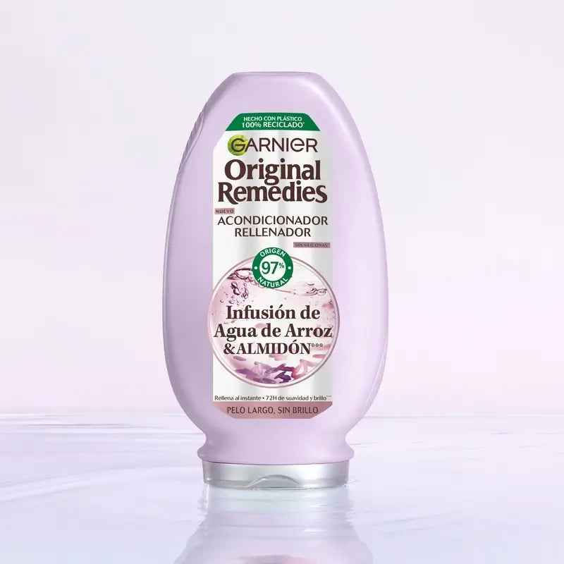 Garnier Original Remedies -hoitoaine, riisivesi ja tärkkelys, 250 ml