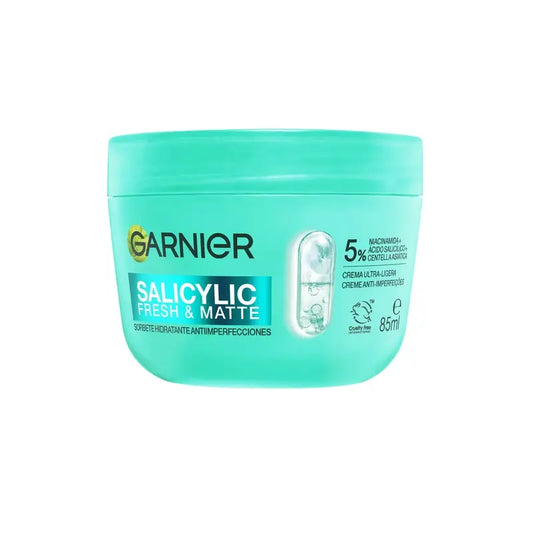 Garnier Pure Active Salicylic Fresh & Matte Moisturising Anti-Imperfection Sorbet, 85 ml