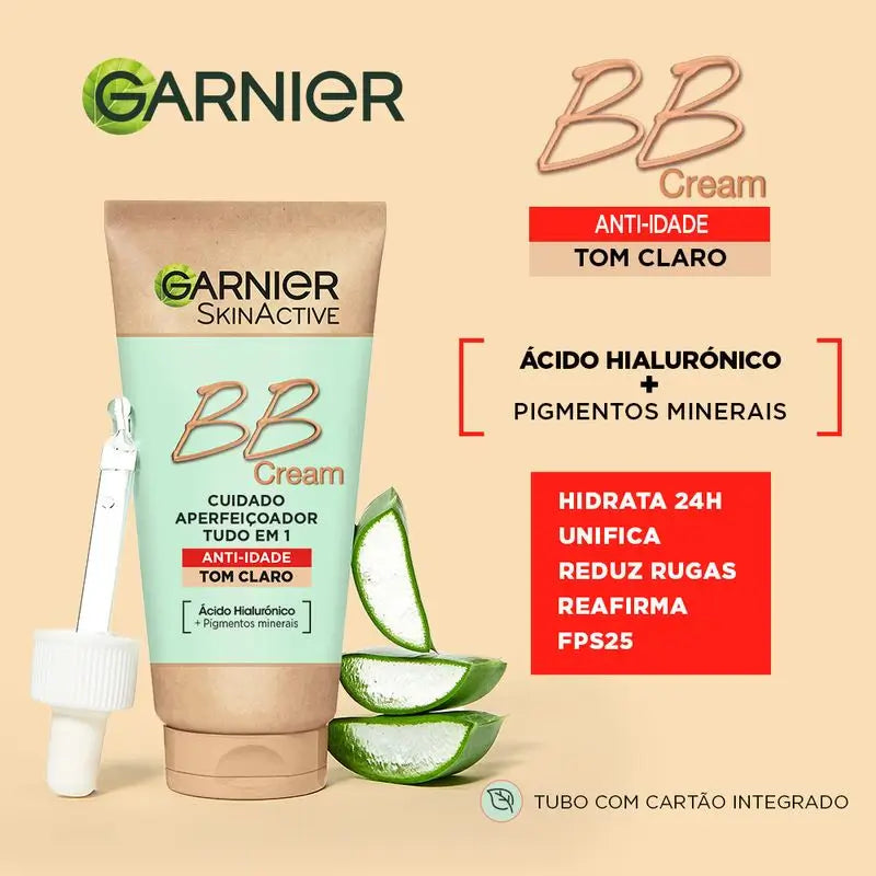 Garnier Skinactive BB-voide, ikääntymistä ehkäisevä, keskisävy. Värillinen all-in-one-kosteusvoide, SPF 15, 50 ml