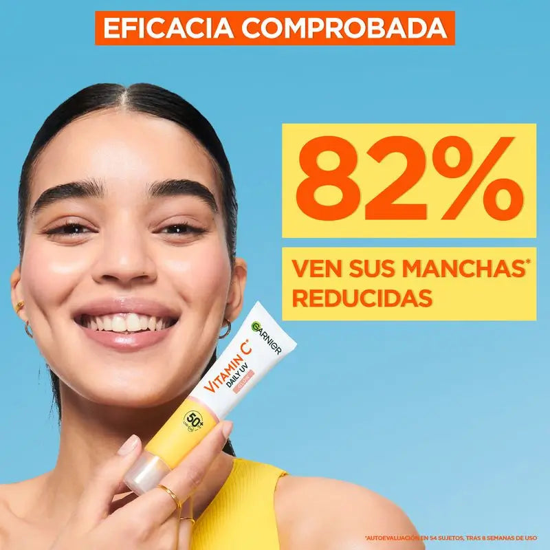 Garnier C-vitamiini - päivittäinen pigmenttimuutoksia ehkäisevä UV-suojavoide, Glow-vaikutus, SPF 50+, 40 ml