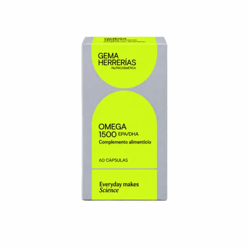 Gema Herrerías Omega 1500 EPA/DHA -ravintolisä, 60 kapselia