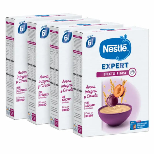 Gerberin kaurapuuroa ja luumua sisältävä vauvanruoka, 4 x 250 g
