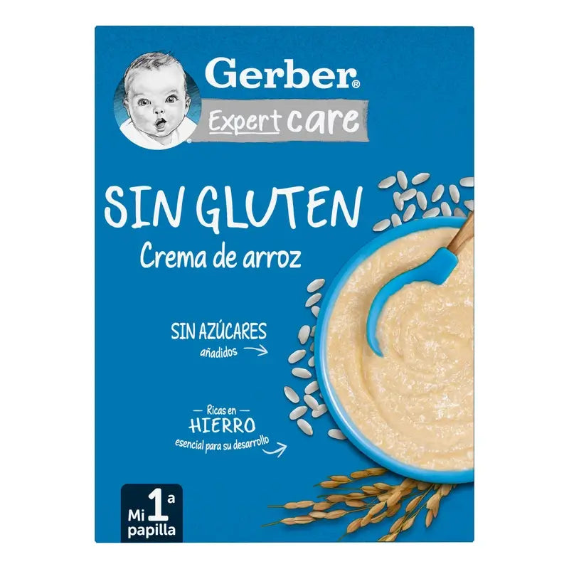 GERBER Gluteeniton vauvanruoka, riisikeitto 250 g