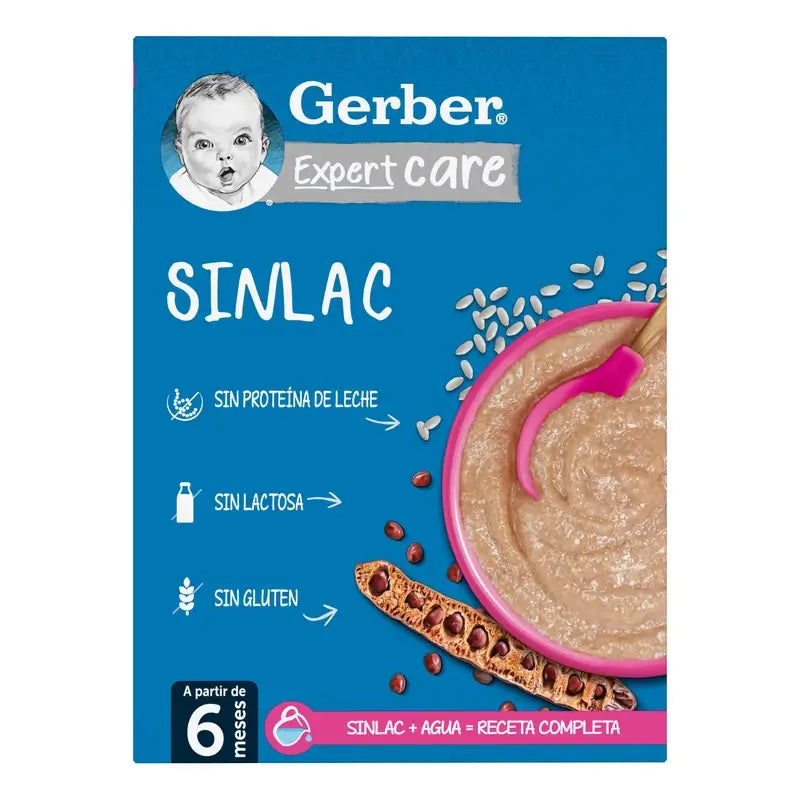 Gerber Expertcare Sinlac -vauvanruoka, 6 kuukauden iästä alkaen, 250 g