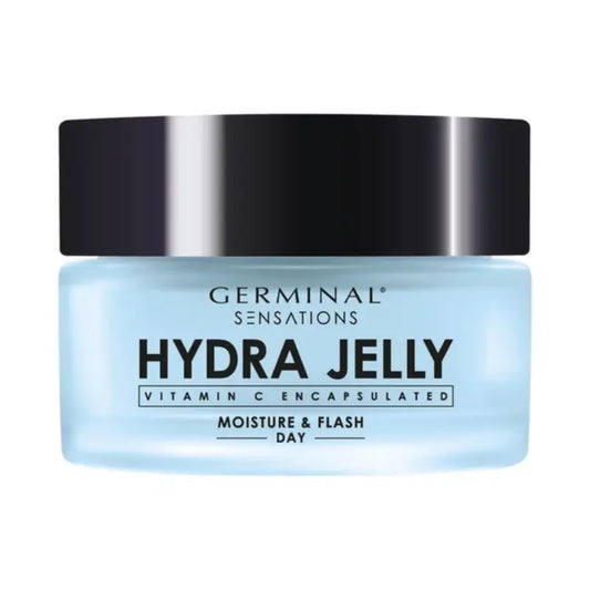 Germinal Sensations Hydra Jelly — kosteuttava geelivoide, jossa on hyaluronihappoa ja C-vitamiinia, 50 ml
