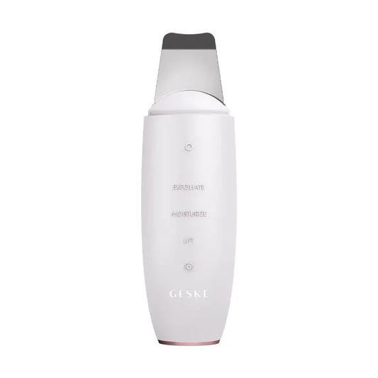Geske Microcurrent Blackhead Exfoliator & Blackhead Remover - 9 In 1 - White Rose Gold