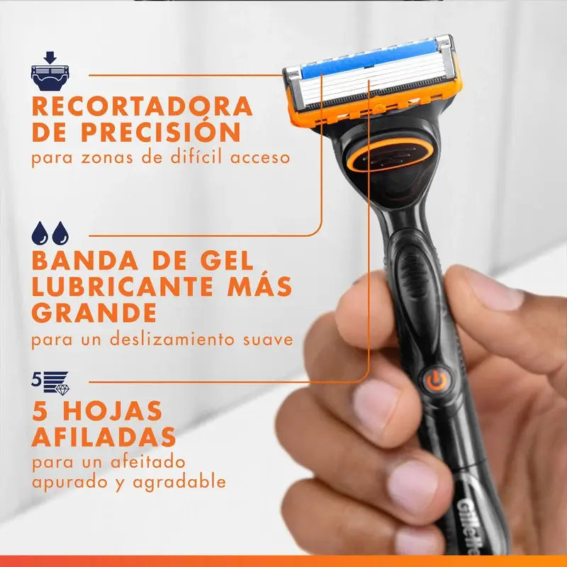Gillette Fusion5 Power, partakoneen terät, 8 kpl