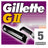 Gillette Gii -partakoneen vaihtoterät, 5 kpl