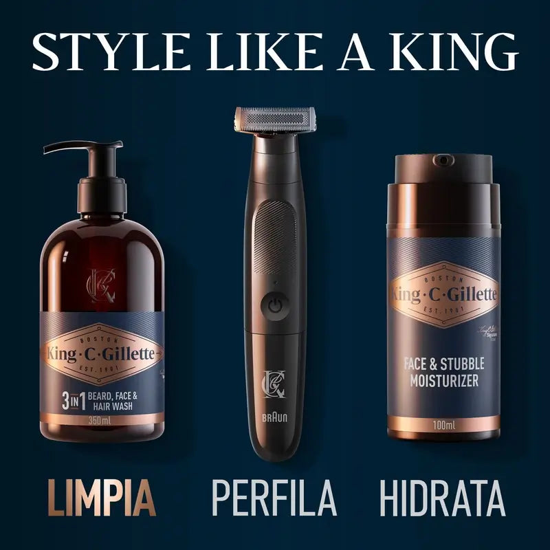 Gillette King C. Parta- ja kasvojen geeli, 350 ml