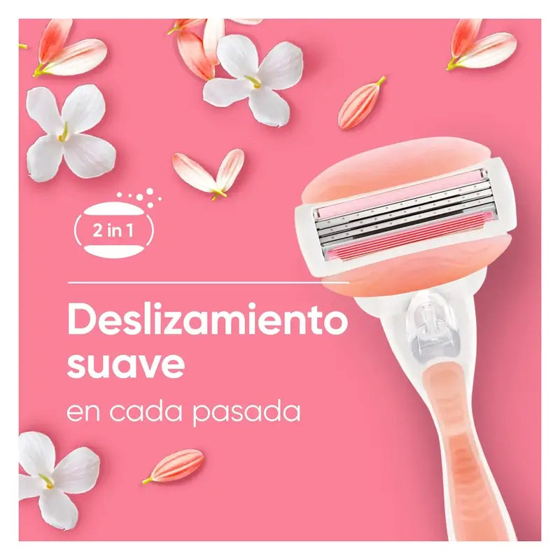 Gillette Venus Comfortglide Spa Breeze -karvanpoistokone naisille, 1 kahva + 3 vaihtoterää