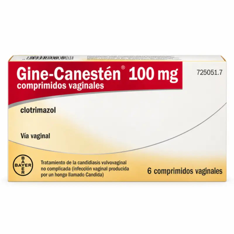 Gine-Canestén 100 mg, 6 emättimen tablettia