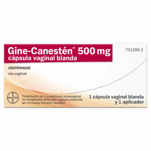 Gine-Canestén 500 mg, 1 emättimen kapseli