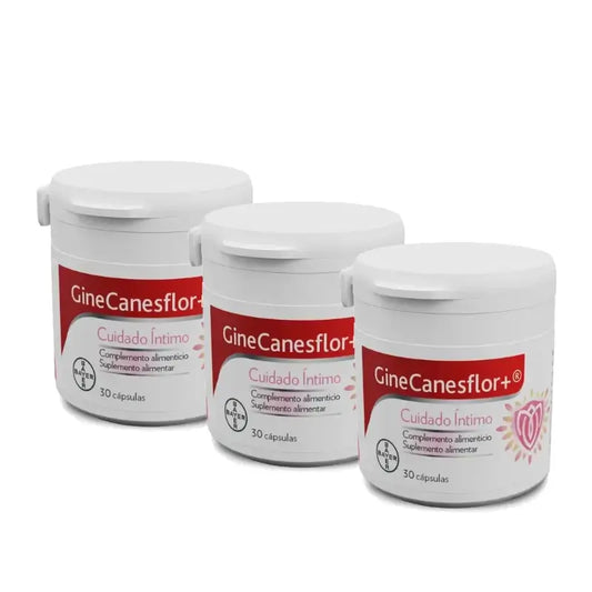 Gine-Canestén Ginecanesflor+, pakkaus 3 x 30 kapselia