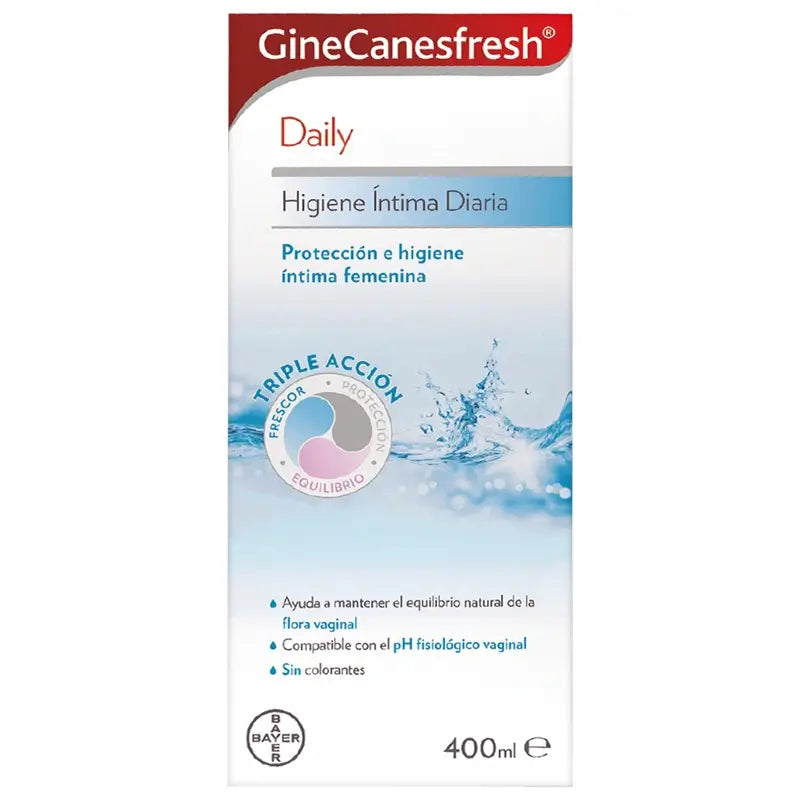 Ginescanes GineCanesfresh -geeli päivittäiseen intiimihygieniaan, 400 ml