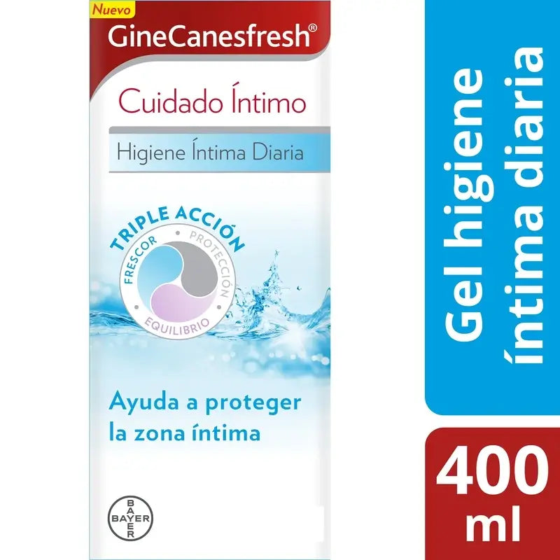 Ginescanes GineCanesfresh -geeli päivittäiseen intiimihygieniaan, 400 ml