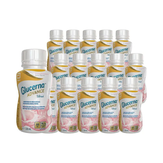 Glucerna Advance 1,6 Mansikka, 30 x 220 ml 