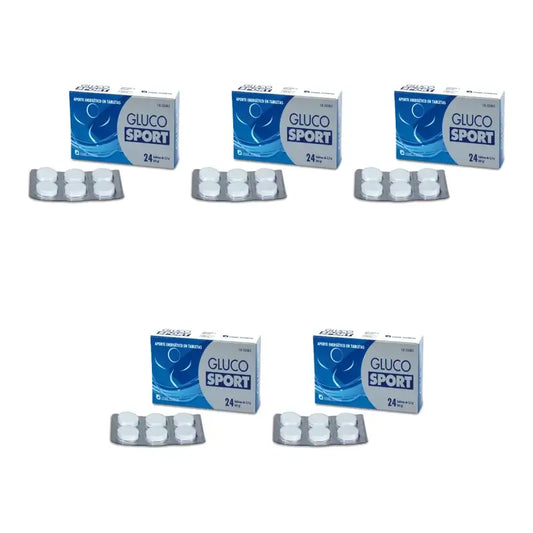 Glucosport-tabletit 2,5 g, 5 x 24 tablettia
