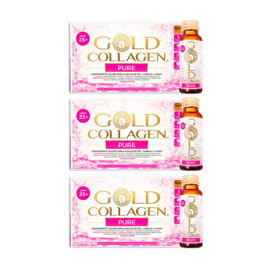 Gold Collagen Pure, 3 x 10 ampullin pakkaus
