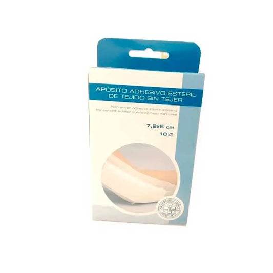 Large Cross Sterilised Adhesive Sterilised Adhesive Wrap 7,2 x 5 cm 10 units