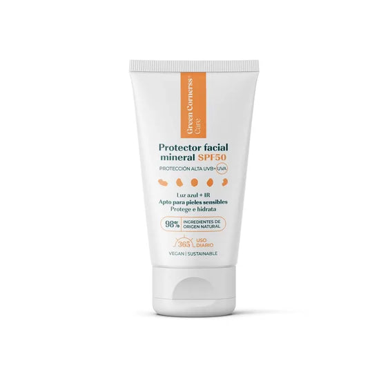 Green Cornerss -mineraalinen kasvosuoja SPF50, 50 ml
