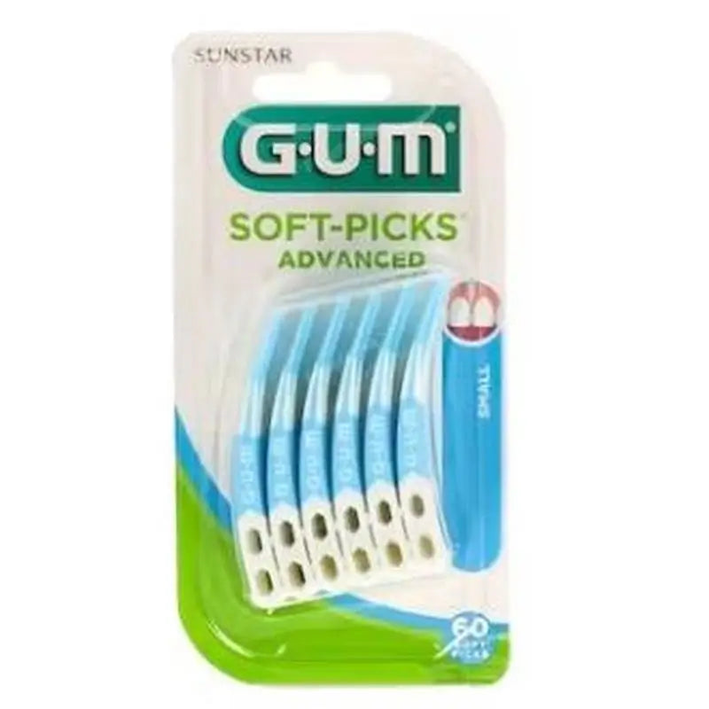 Gum Soft Picks Interdental Brush Soft Picks Small 60Un Blue