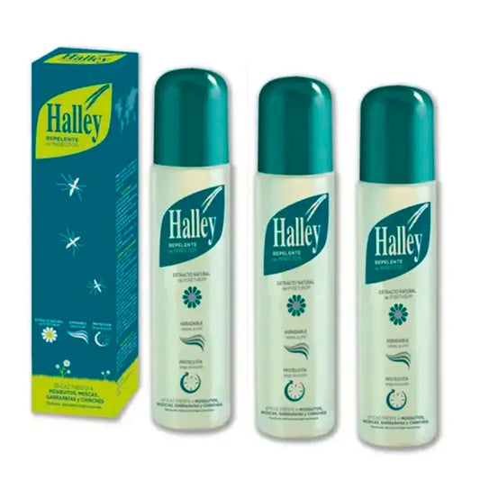 Halley-hyönteiskarkotin, 3 x 250 ml:n pakkaus
