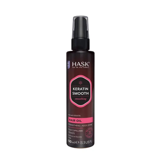 Hask Pehmeä ja sileä keratiiniproteiiniöljy, 100 ml