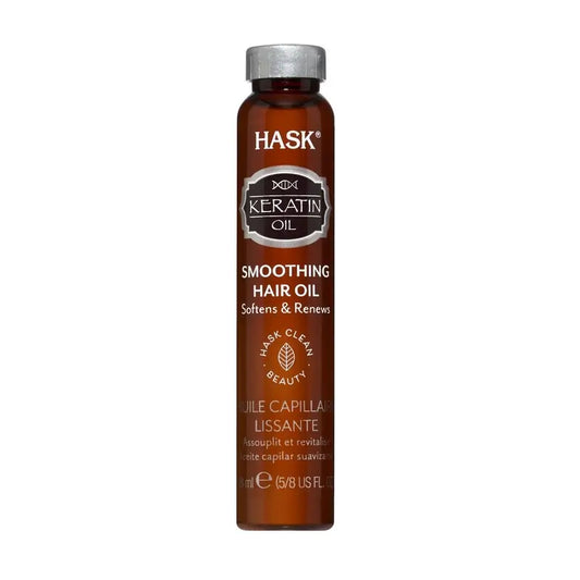 Hask Pehmeä ja sileä keratiiniproteiiniöljy, 18 ml