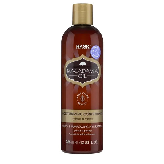 Hask kosteuttava hoitoaine, macadamiaöljy, 355 ml