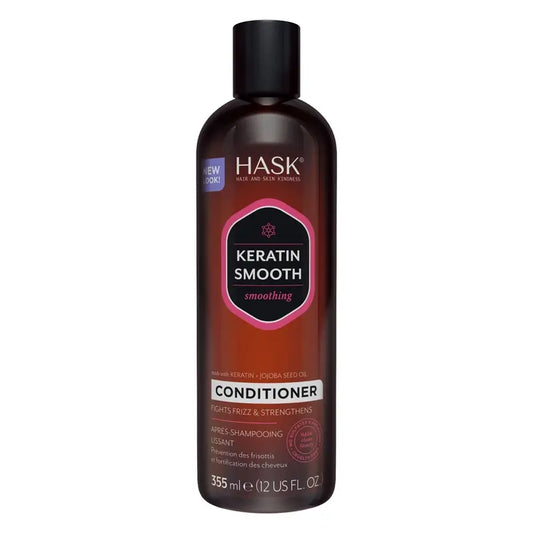 Hask Keratin Protein -hoitoaine, pehmeä ja sileä, 355 ml
