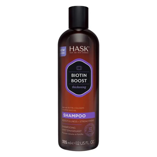 Hask Biotin Boost -tiivistävä shampoo, 355 ml