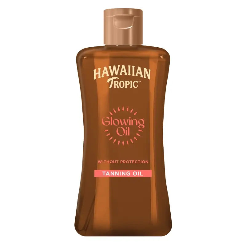 Hawaiian Tropic HT Glowing -öljy SPF 0, 200 ml