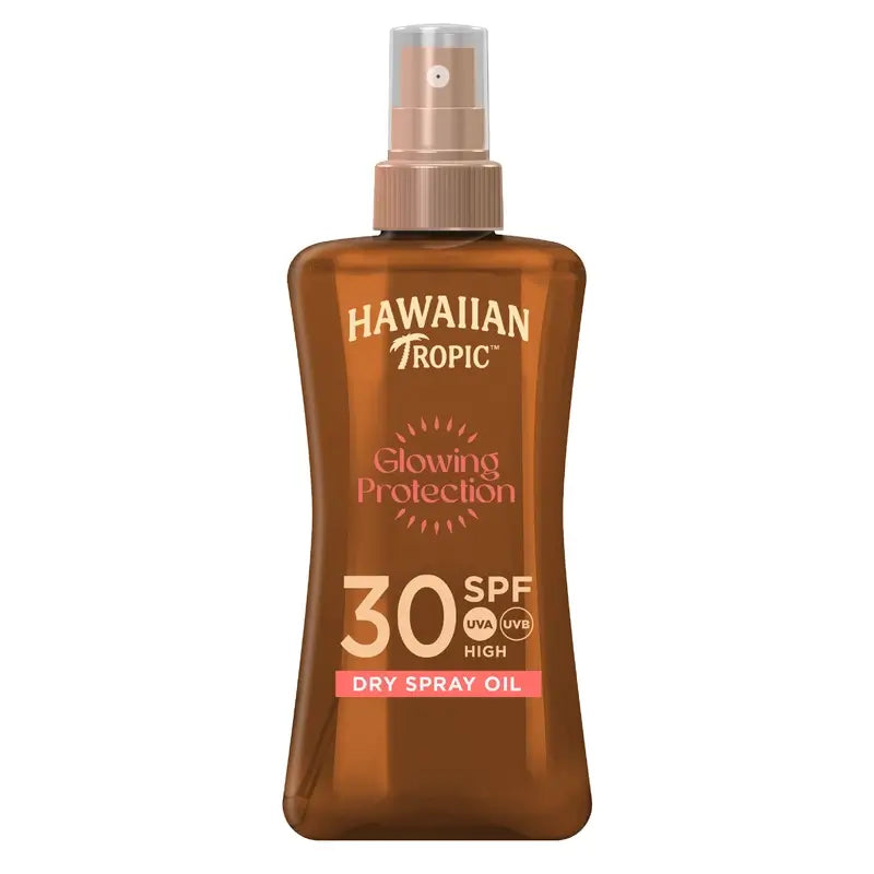 Hawaiian Tropic HT Glowing -öljy SPF 30, 200 ml