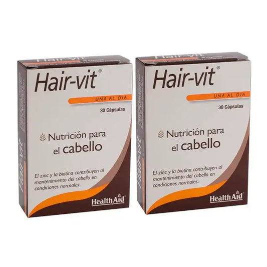 Health Aid Hair Vit, pakkaus 2 x 30 tablettia