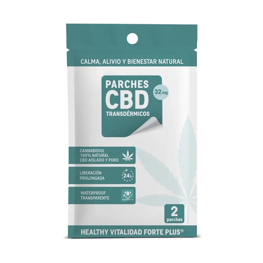 Healthy Vitalidad Forte Plus Healthy Vitalidad Forte Plus CBD-laastarit, 2 kpl. 